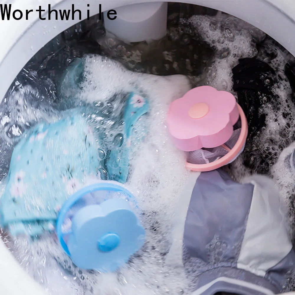 Ловец для удаления волос фильтр сетчатый мешок чистящие шарики сумка коллектор