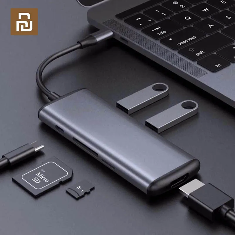 Новинка зарядное устройство YouPin HAGIBIS USB Type C 6 в 1 TF /SD /PD /2 3 0 долларов США/HDMI