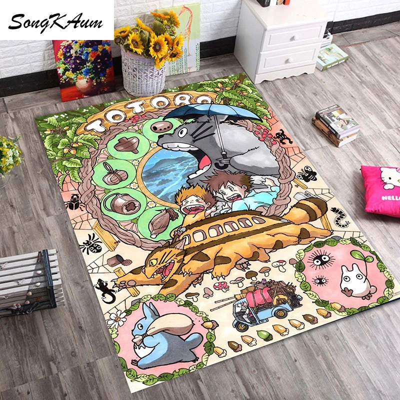 Оригинальные детские Мультяшные большие ковры SongKAum европейские Простые