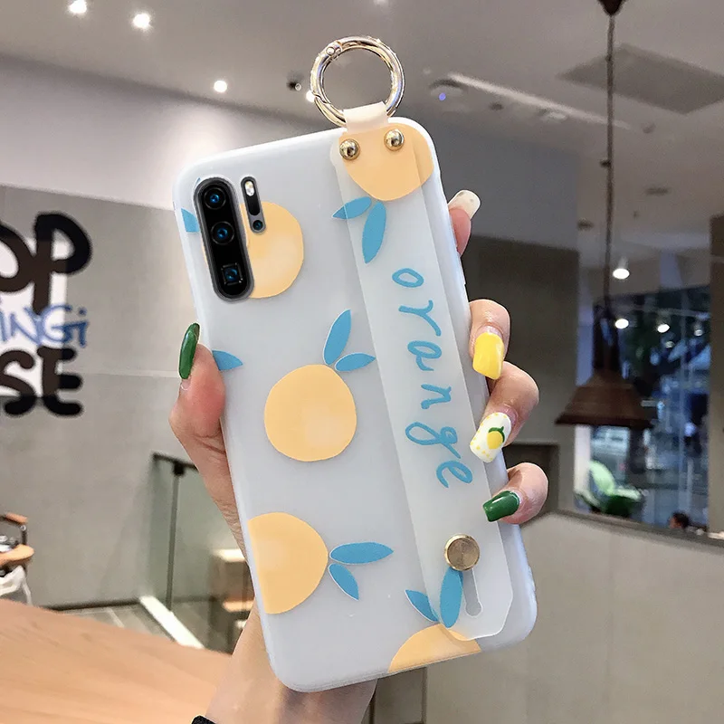 WK3-23WDOrange SoCouple Мягкий ТПУ чехол-держатель для телефона huawei P20 P30 Pro P10 mate 10 20 30Lite Pro Honor 10 20 Nova 3i 5i Pro Чехол на запястье - Цвет: WK3-23WDOrange