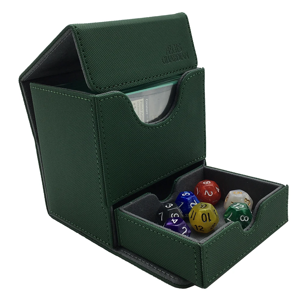 Чехол AEGIS GUARDIAN TCG для Magic/Pokemon/YuGiOh Card Box контейнер настольных игр атласная башня: 100 +