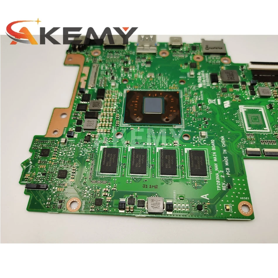 

New TP203NA 2GB RAM/N3350U CPU Motherboard For Asus VivoBook Flip 12 TP203NA TP203NAH Laotop Mainboard Motherboard