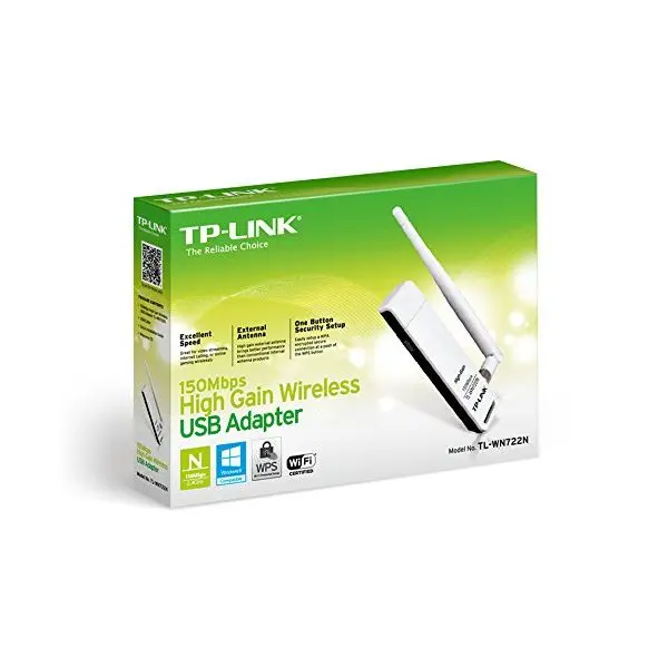 TP LINK WN722N адаптера переменного тока с высоким коэффициентом усиления 1T1R 4dBi 150N