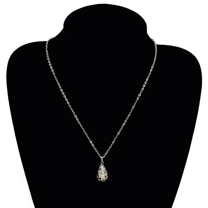 Ожерелье из натурального камня винтажный кулон подарок кристалл женские