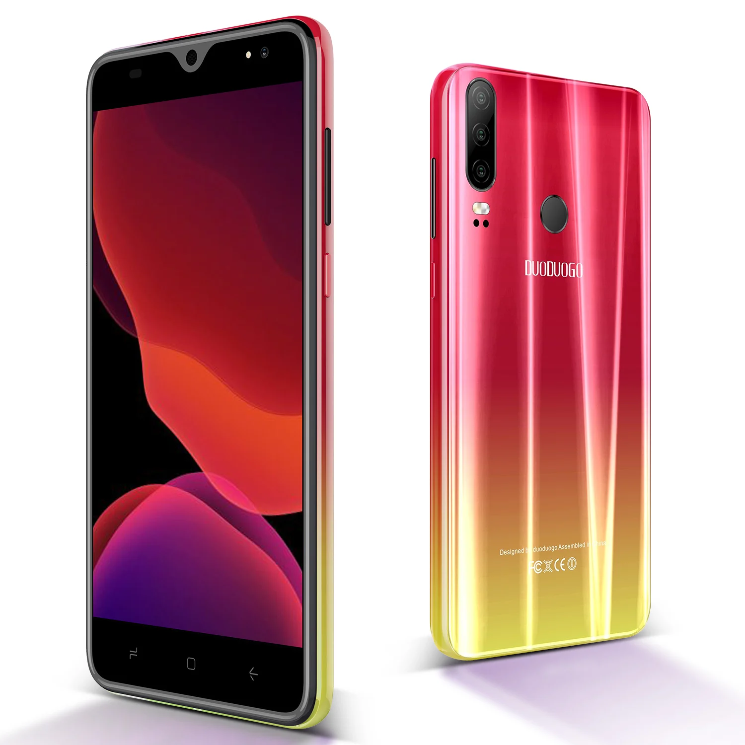 DUODUOGO P30 мобильный телефон Android 9 0 3 ГБ RAM 32 Гб ROM 13MP + 5MP 5 &quotHD ips 4800mAh отпечаток пальца 4G