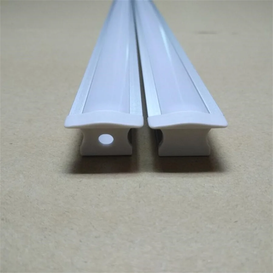 

2.5m/pcs Free Shipping Newest hot surface mounted aluminum LED Profile for LED Strip Light with diffuser for kitchen