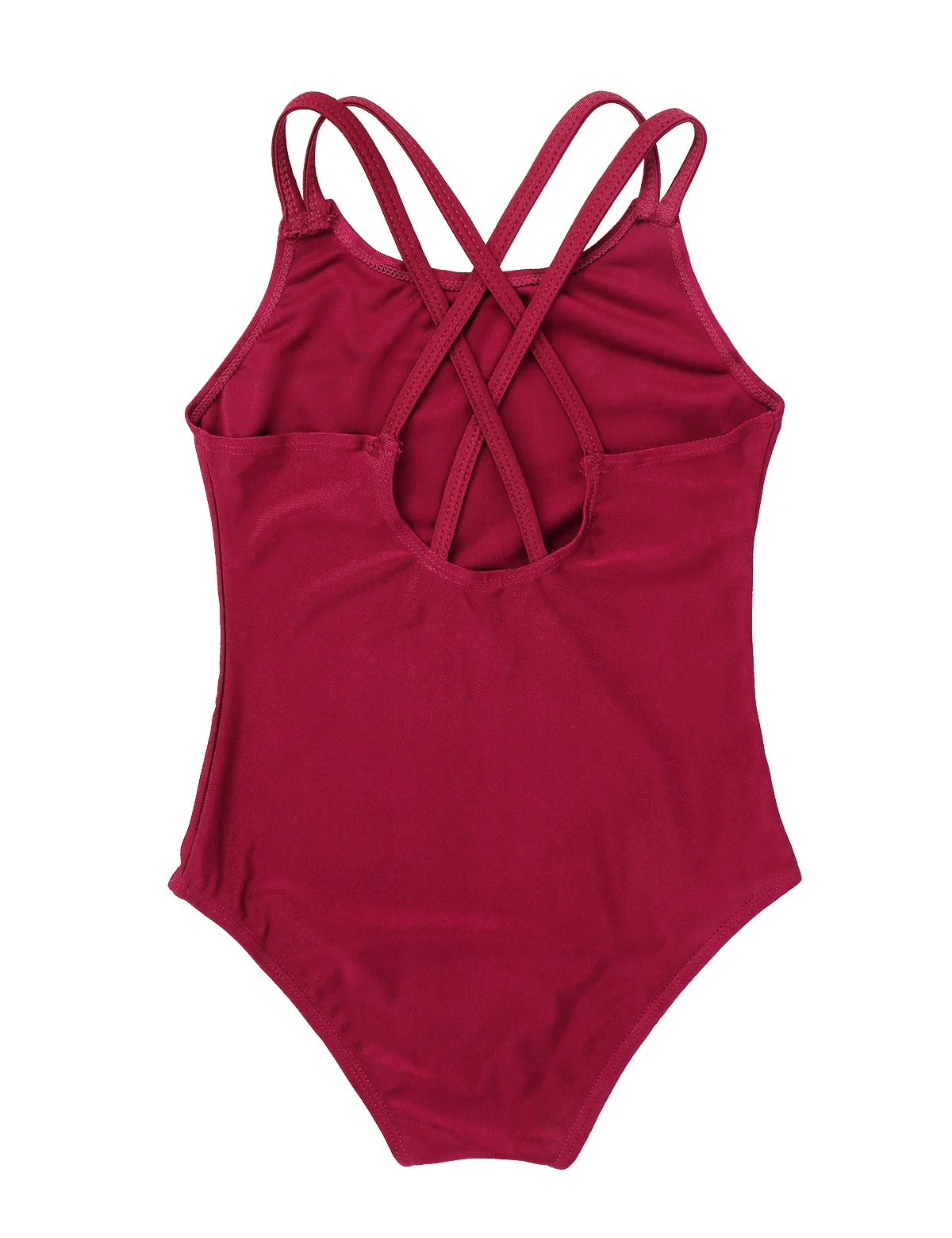 Балетный костюм для девочек на тонких лямках гимнастический купальник