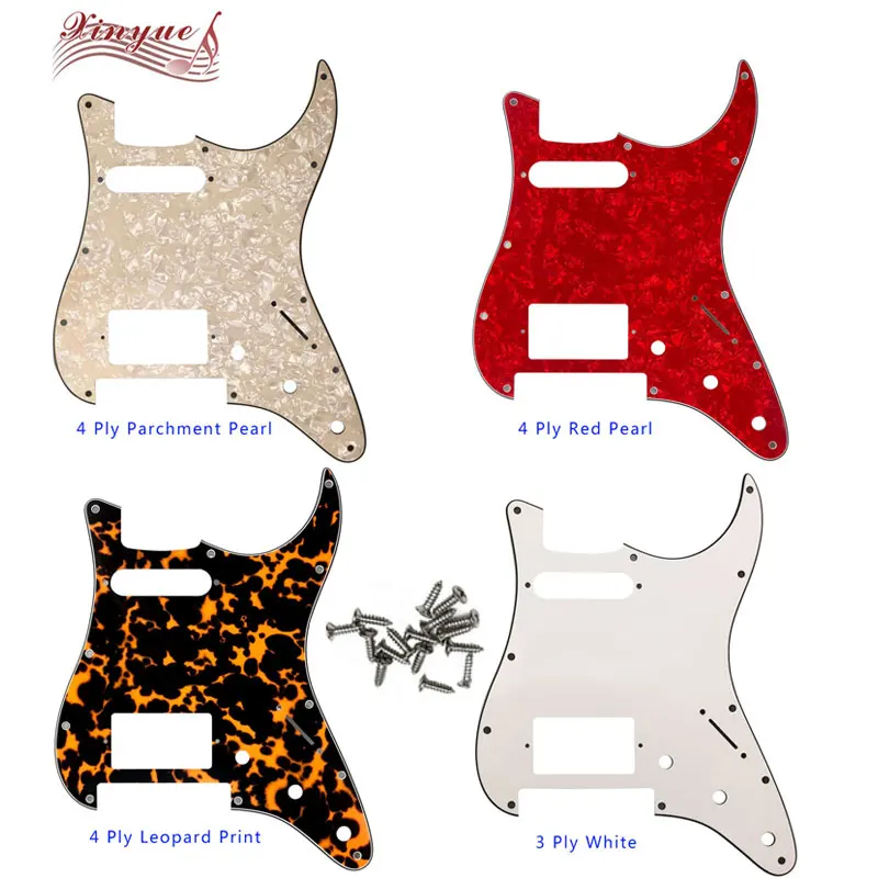 Детали для гитары Pleroo США 11 отверстий винтов с Floyd Rose Tremolo Brige St Hs PAF Strat защита