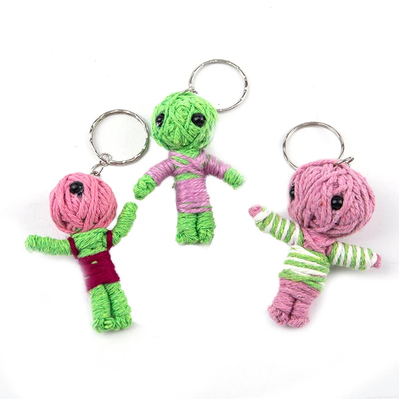 Брелок ручной работы для куклы вуду 4 шт./компл. аксессуары мини-кукол подарочные