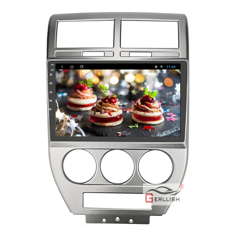 Автомобильный dvd-плеер на основе Android gps навигация Мультимедиа для jeep compass 2007-2010