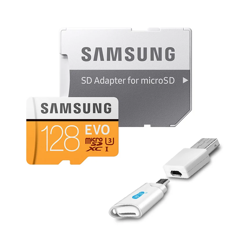 SAMSUNG EVO Micro SD 128 ГБ 32 ГБ 64 Гб 256 ГБ 512 Гб Micro SD карта памяти 32 64 128 ГБ Флэш-карта SD/TF MicroSD U1 U3 для телефона - Емкость: MB-MP128G-KT5-C310