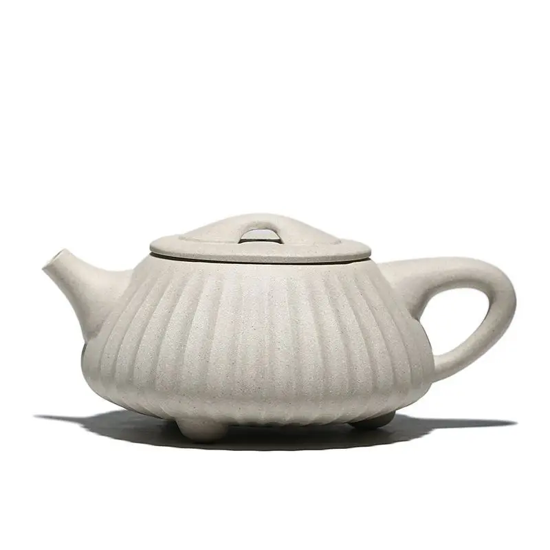 

Li Haiyan teapot handmade stone ladle teapot tea set white clay pot