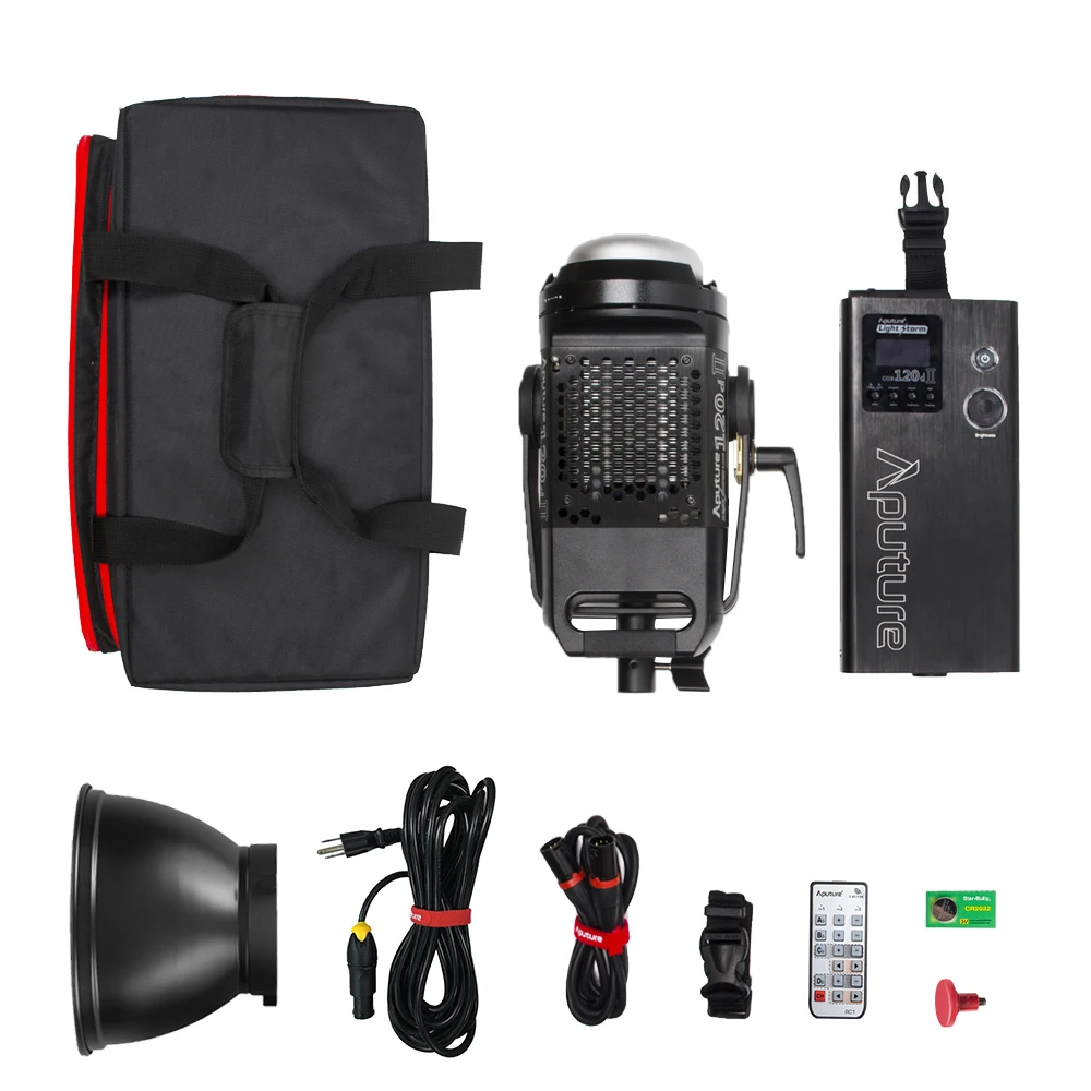 Aputure LS C120d II фотостудия светодиодный свет лампы 30000Lux (0 5 м) CRI96 + TLCI97 5500K DMX управление