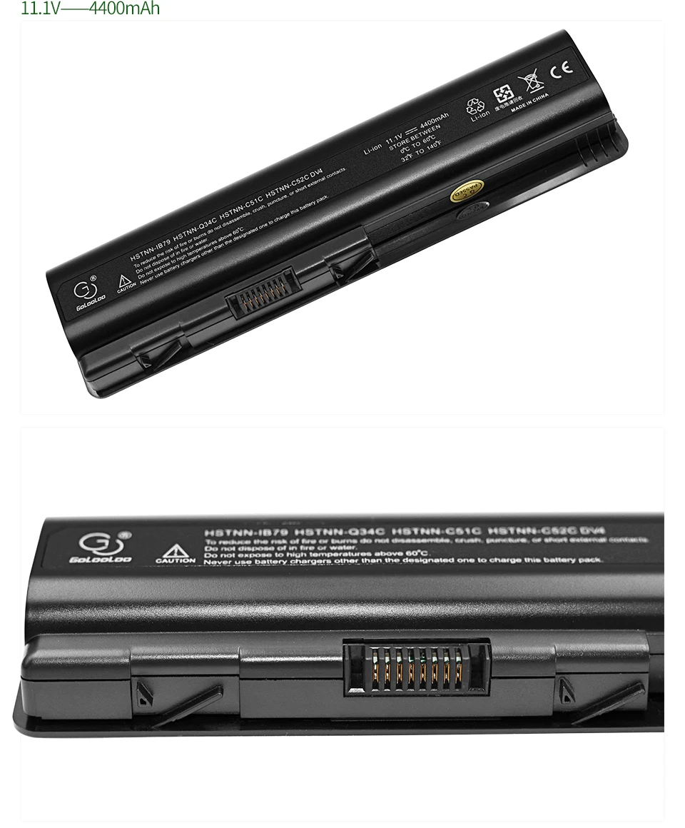 Golooloo 6 ячеек Аккумулятор для ноутбука hp Compaq CQ40 CQ45 CQ50 CQ60 CQ61 CQ70 CQ71 hp G50 G60 G61 G70 G71 HDX16 HDX16t