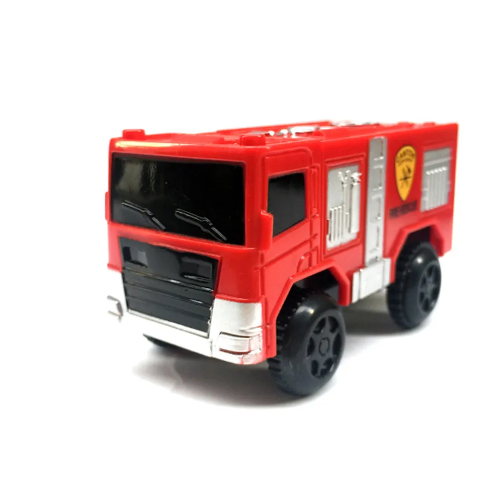 Детская неудаленная игрушка пожарная машина электронный гоночный трек