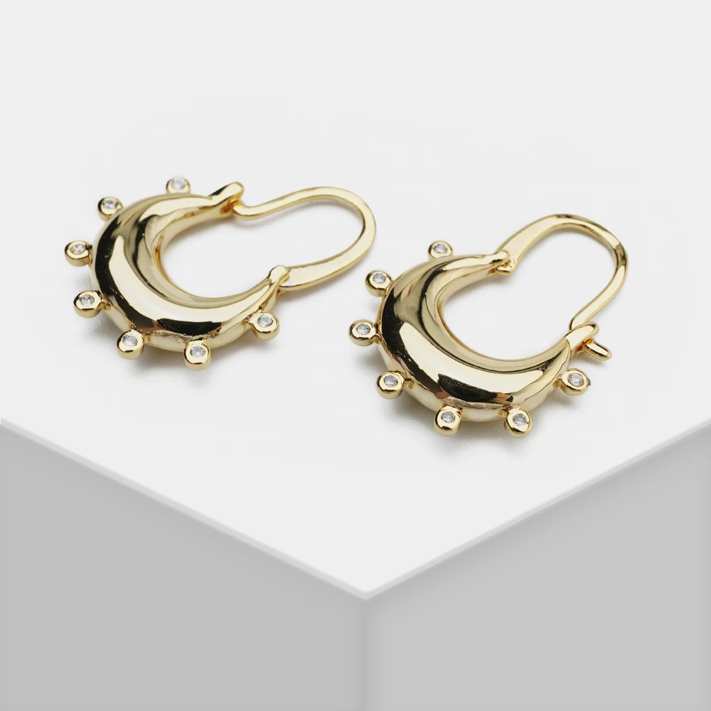 

H32 Amorita Boutique Ear Buckle Dangle Drop Earrings For Women Trendy Punk Hip Hop Jewelry Accessories