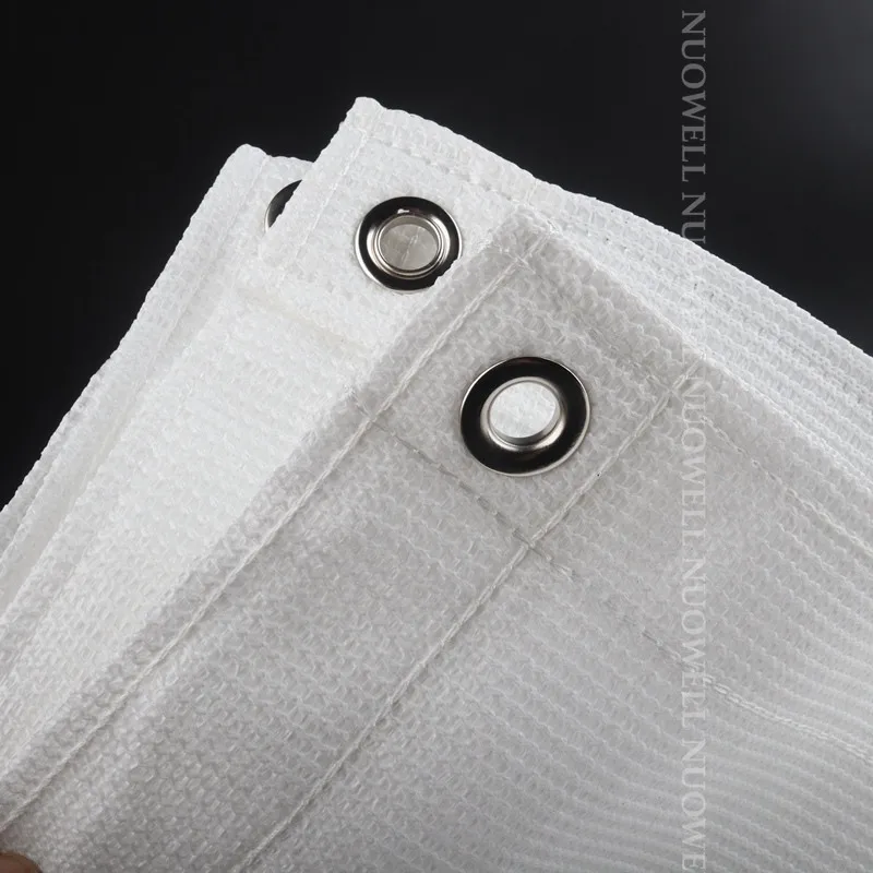 Утолщенная белая Солнцезащитная сетка из полиэтилена высокой плотности