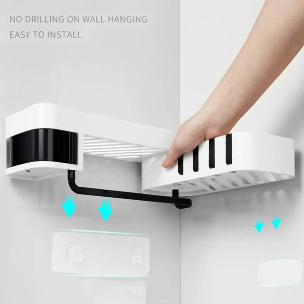 1 шт. угловая душевая полка для ванной комнаты шампунь держатель кухни стеллаж