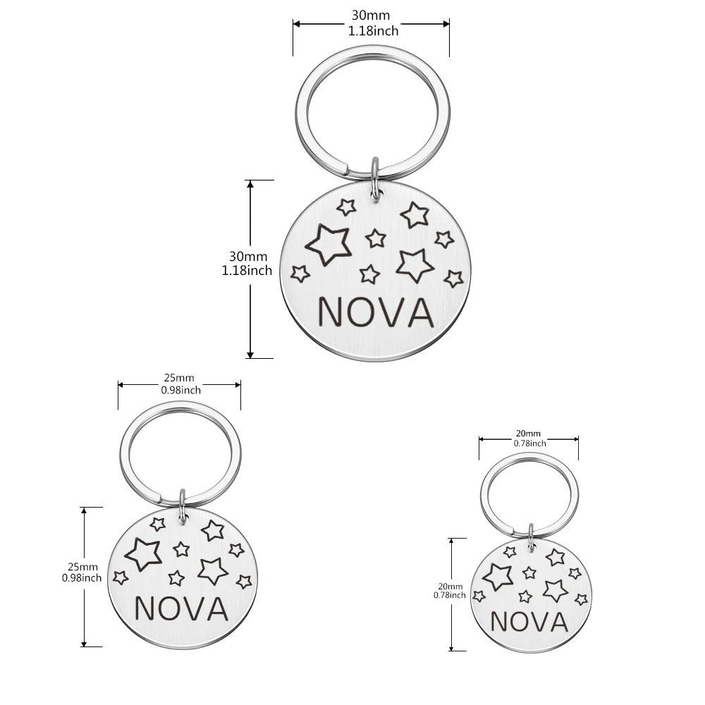 

Personalized Pet Collar ID Tags for Cat Dog Custom Name Number Tags for Cat Dog Pet Supplies for Dog Cat Pet Accessories