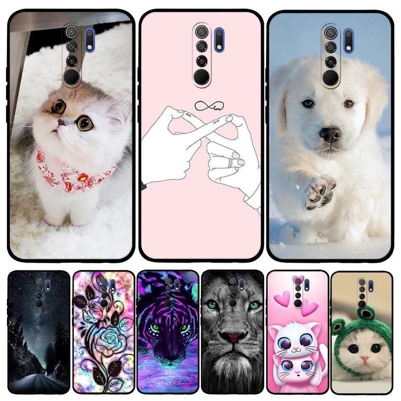 Чехол для Redmi 9 Redmi9 Ультратонкий Мягкий силиконовый чехол из ТПУ Xiaomi с рисунком