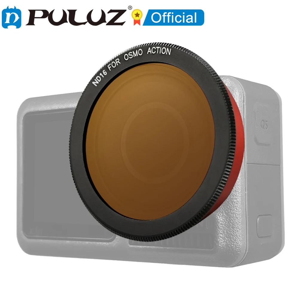 PULUZ  ND16 Lens Filter  For Dji Osmo Action  ND16 Action Camera Lens Filter for Osmo Action