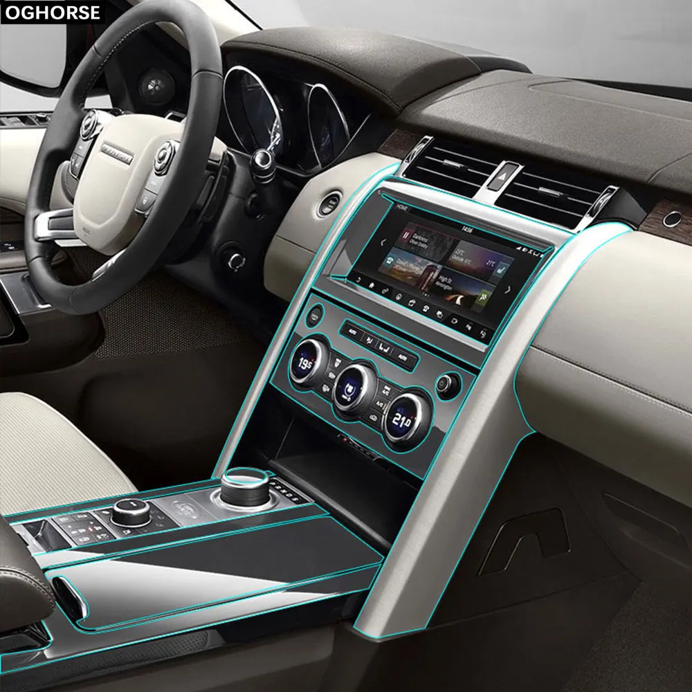 

Защитная пленка на панель приборной панели салона автомобиля для Land Rover Discovery 5 L462 2017-2020