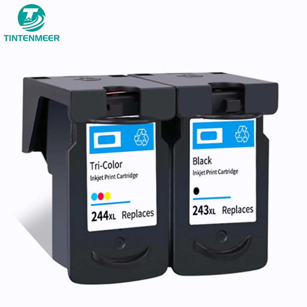

TINTENMEER ink cartridge 243 244 compatible for canon PIXMA IP2820 IP2920 IP2520 IP2922 MX492 MG2920 MG2924 MG3020 MG2420