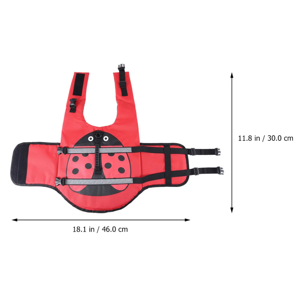 

Reflective Dog Life Preserver Adjustable Puppy Safety Life Vest Swimming Clothes
