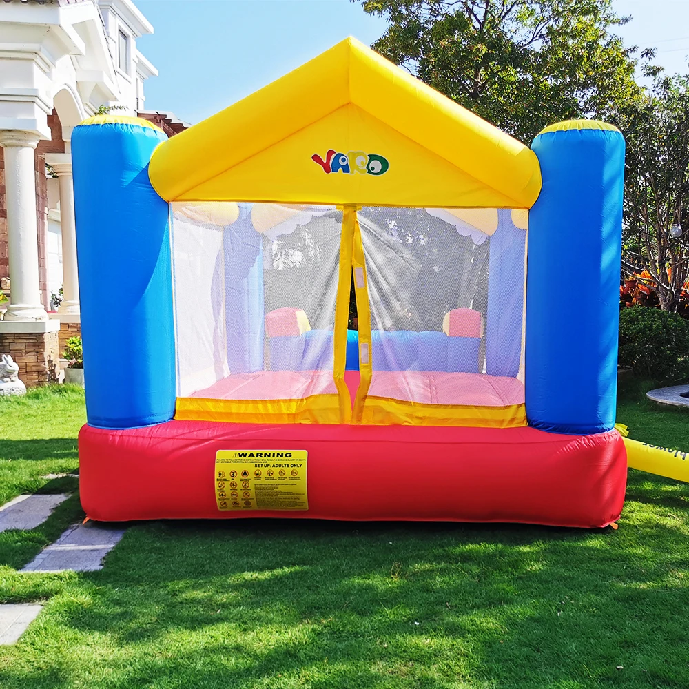 

YARD Bounce House Inflatable Bouncer Jumping Bouncing House Jump Slide Dunk Playhouse With Blower