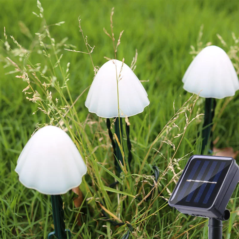 

Outdoor LED String Lights Garden Waterproof Solar Mushroom LED Lights Solar Fairy Light Garland Courtyard Patio Flower Pot Decor