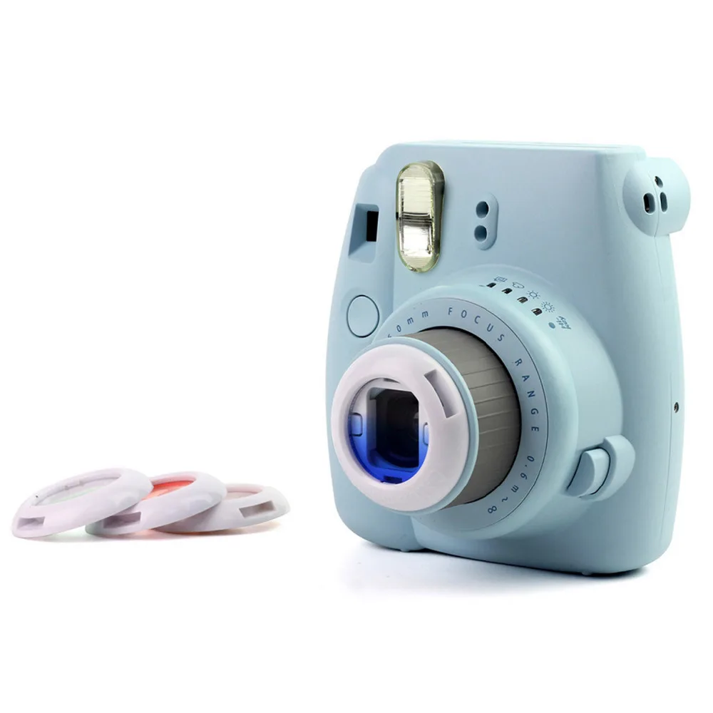 SUNNYLIFE 10 шт. Набор цветных фильтров для объектива Fujifilm Instax Mini 8 + 9 7s kt мгновенная