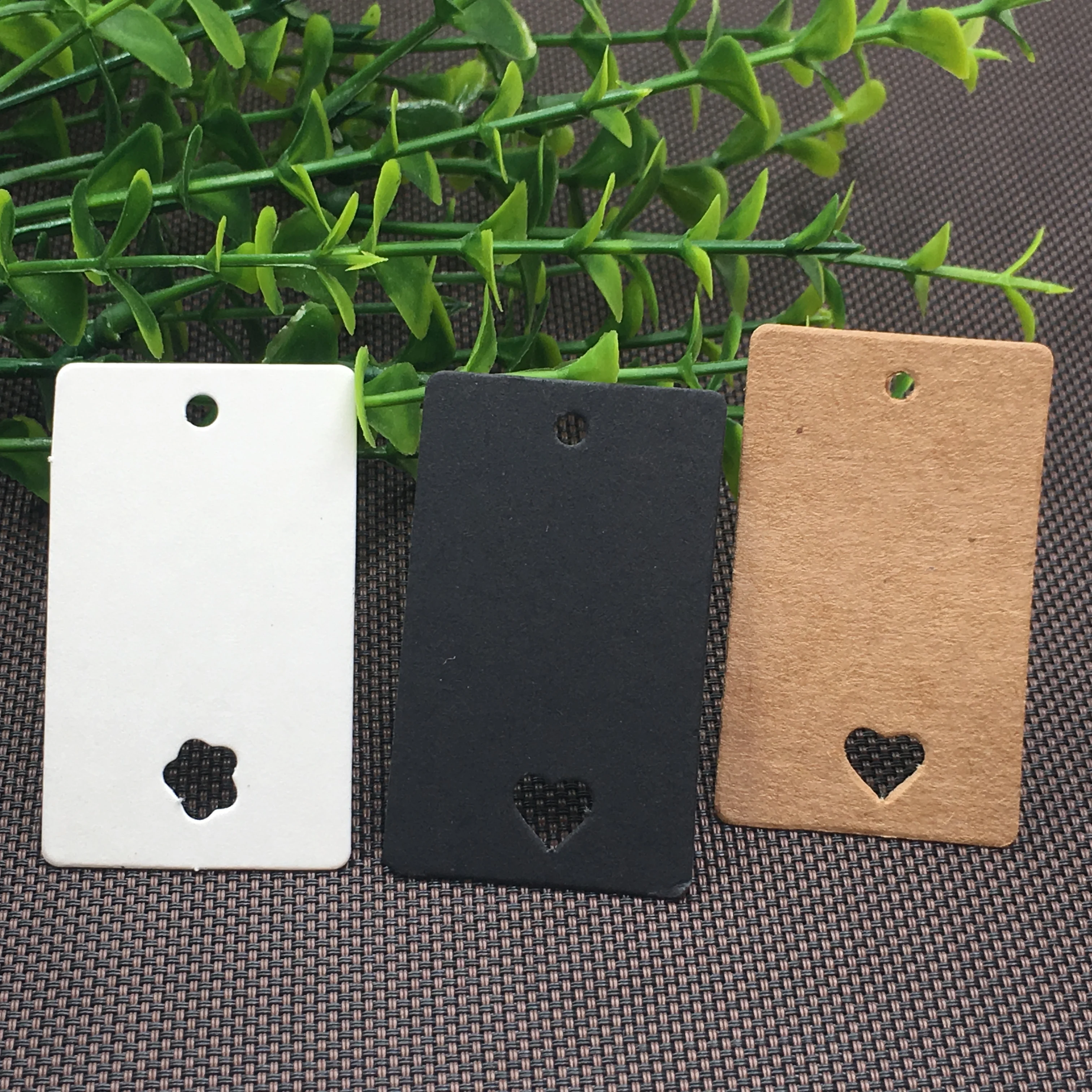 100 шт. крафт-бумага в многостильной упаковке Висячие бирки коробки для конфет на