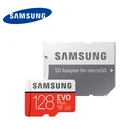 Карта памяти MicroSD Samsung EVO Plus, 128 ГБ, 100, МБс., UHS-I, U3, класс 10, 4K, для видеооборудования