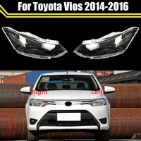 car replacement headlight cover lens glass shell front headlamp transparent lampshade light caps for toyota vios 2014 2015 2016