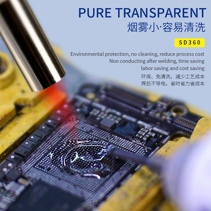 Паста 100% оригинальная MECHANIC SD360 BGA PCB паяльная паста без очистки сварочная