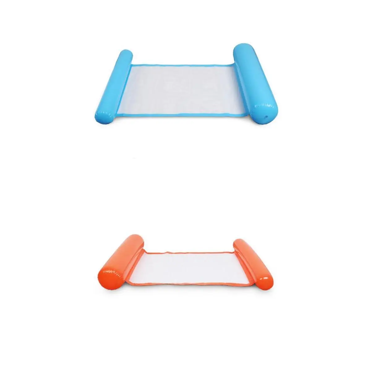 

2Pcs Pool Floating Hammock Inflated Water Mattress Summer Fun Toy Durable