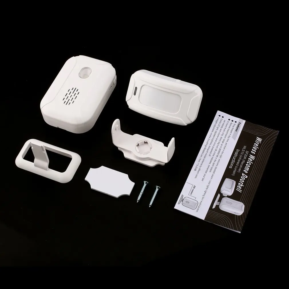 Беспроводной дверной звонок с ИК-датчиком движения 36 мелодий звонка от магазина