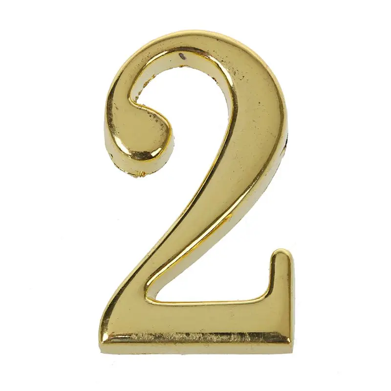 Домашний практичный золотой дом отель дверь адрес табличка номер с Srew знак