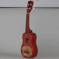 plucked stringed instrument painted basswood material 21 inch ukulele music