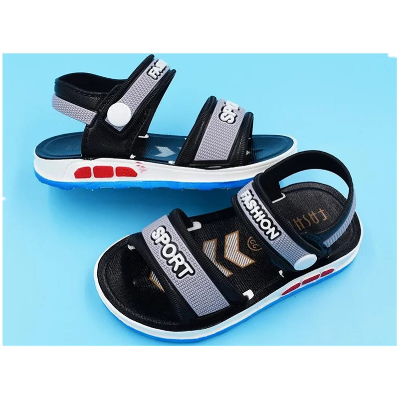 Летние детские сандалии детская обувь для мальчиков повседневная Студенческая