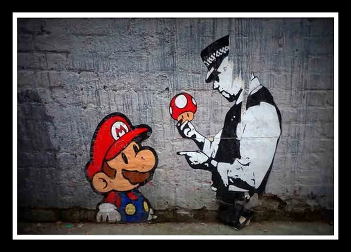 Perfect JL Banksy Graffiti Canvas Art Prints painting Pop decoration pictures love Life wall art decorative freeship Gifts | Декор для