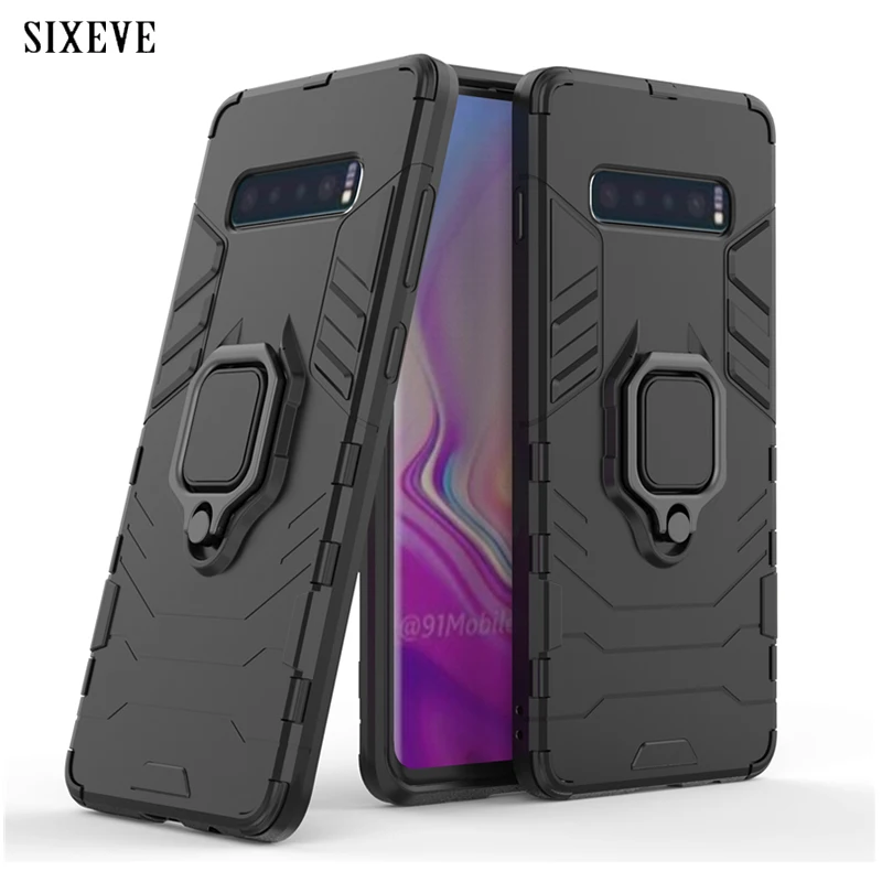 Противоударный чехол-броня магнитный автомобильный чехол для телефона Samsung Galaxy S8