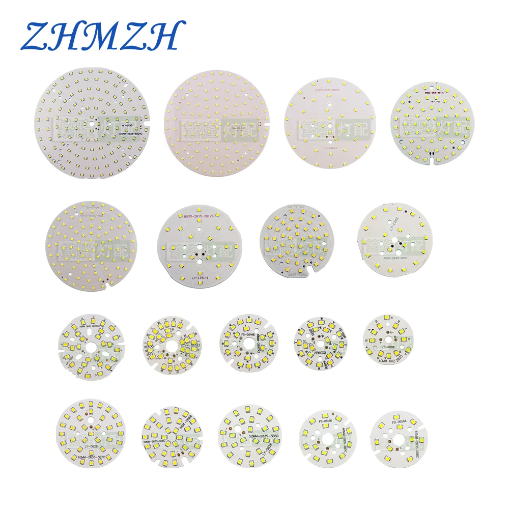

ZHMZH 10pcs/lot 3W 5W 7W 9W 12W 18W 24W LED Chip 2835 Light Board 240-260mA White Lamp Bead Accessories For Downlight