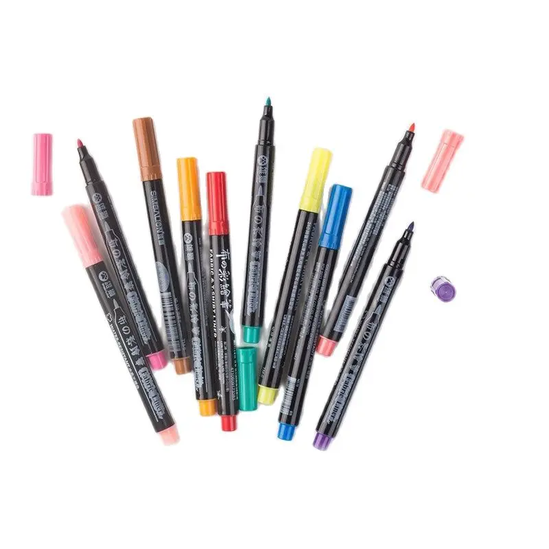 

20 Color Cloth Painted Watercolor Pen Hand-painted T-shirt Shoes and Clothes DIY Pen Does Not Fade and Can Be Washed
