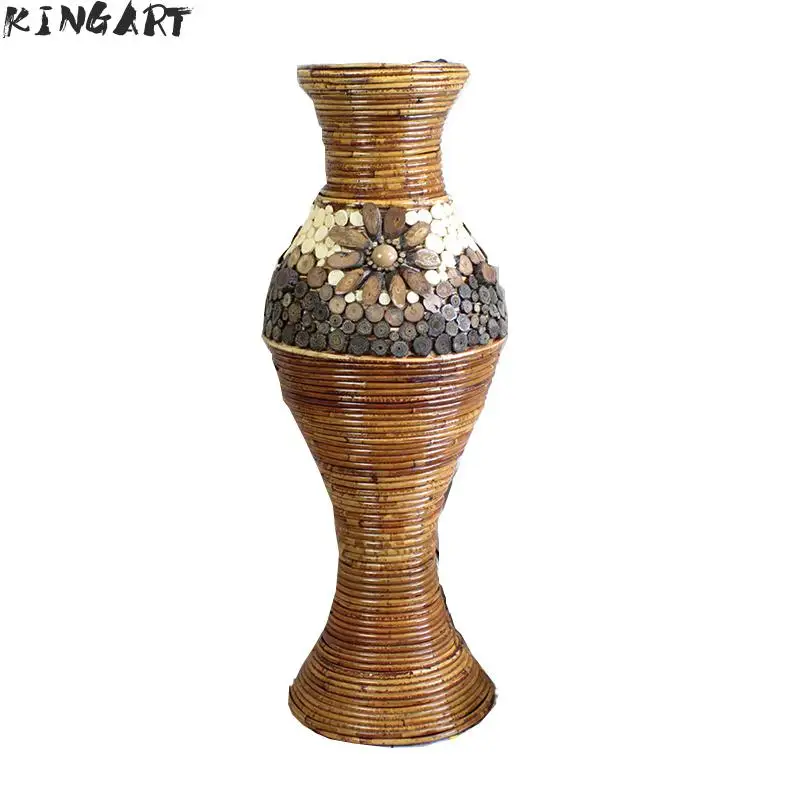 Китайская напольная ваза в стиле ретро Настольная Ваза для балкона окна гостиной
