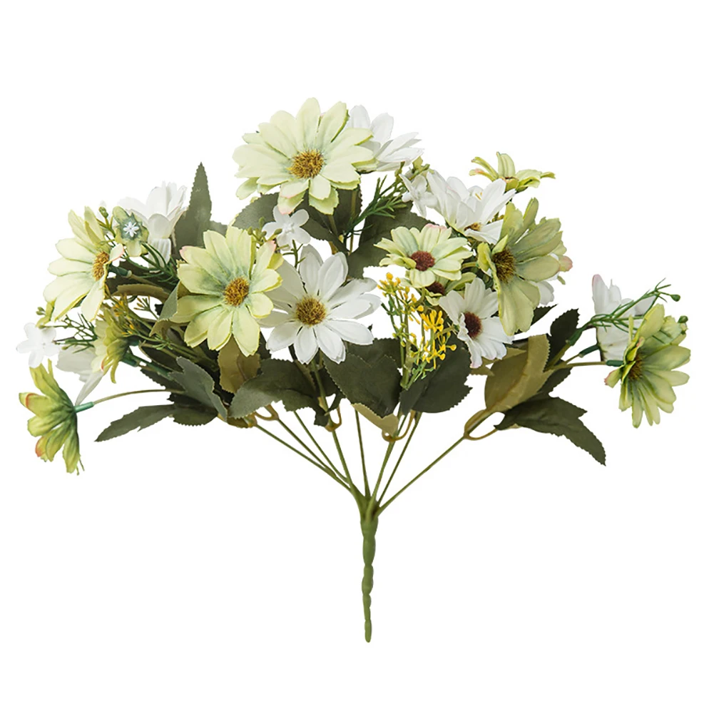 Gerbera искусственная Цветочная подделка цветок шелковая ткань маленький гостиная