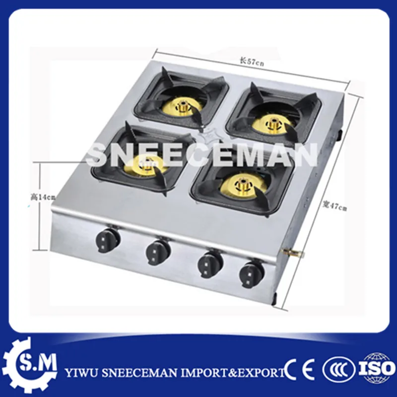 4 газовых горелки газовые Варочные панели домашняя Встроенная отдельно стоящая