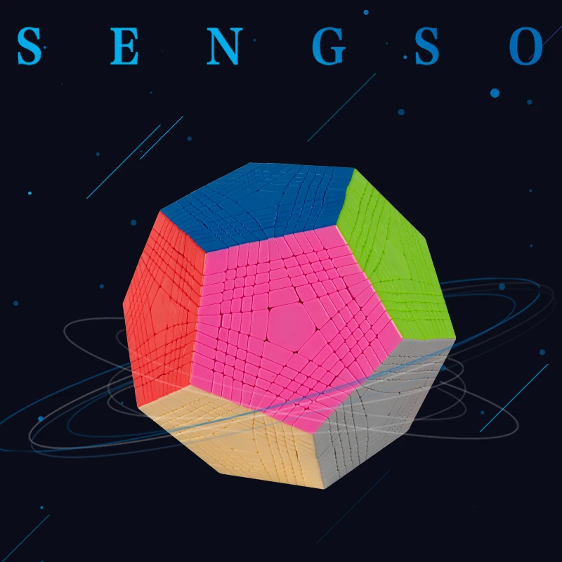 Shengshou Megaminx 11x11 SengSo волшебный кубик-Додекаэдр игрушки скоростные Пазлы Cubo Magico Toy |