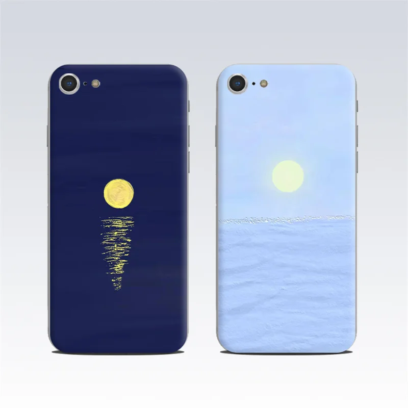 

Back Cover For iPhone 11 12 XS XR X 7 8 6S Plus Pro MAX SE 2020 Soft TPU Phone Case Oil Painting Sense Color Painting Landscape