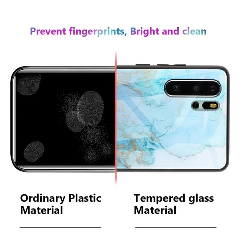 marble glass phone case for oppo reno 3 4 5 pro plus find x2 x3 pro lite neo a91 a52 a72 a53 realme 7 8 5g gt x3 superzoom cover free global shipping